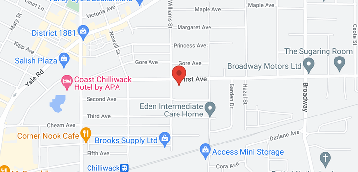 map of 46228 FIRST AVENUE